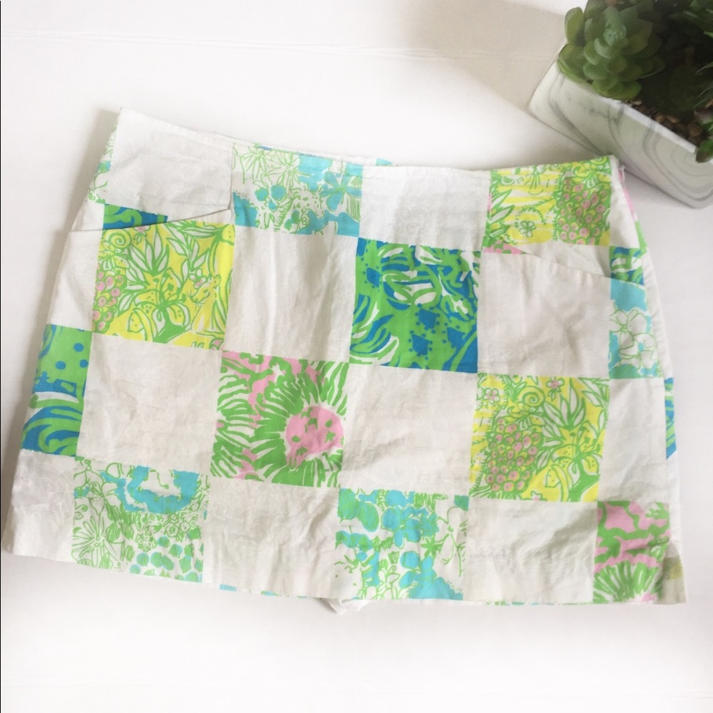 Lily Pulitzer January Skort White Lioness  Size 6 - Picture 2 of 8